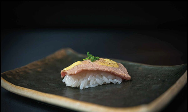 ASOKO Ventresca de atún flambeado con dijon - restaurante japones